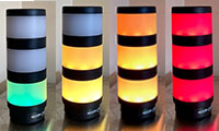 close up views of the color tower light indicator add-on