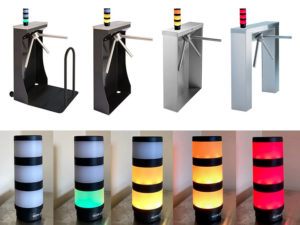 The Color Count Tower turnstile add-on device