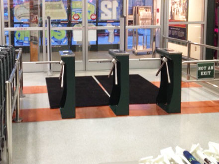 Brute Turnstiles For Retail